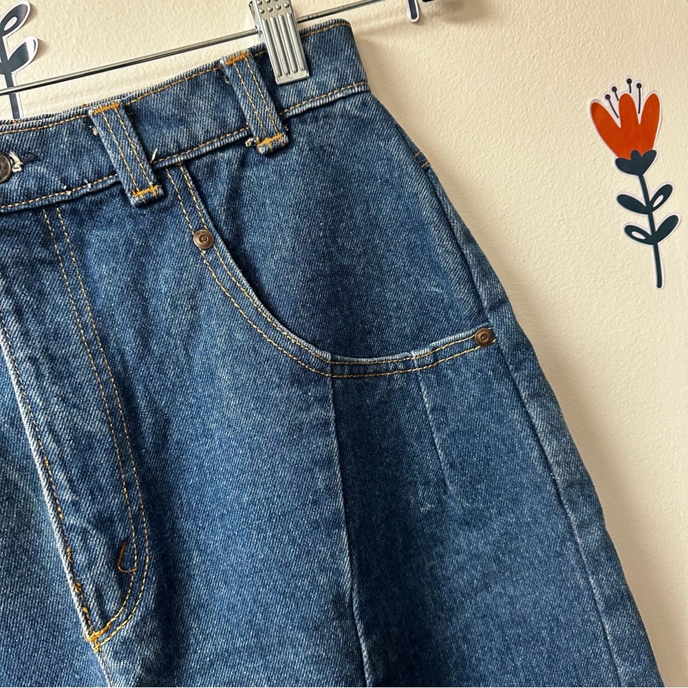 Vintage Hunt Club Denim Blue Pencil Skirt - Picture 5 of 8